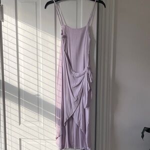 Lulu's Soft Purple Asymmetrical Dress - Midi